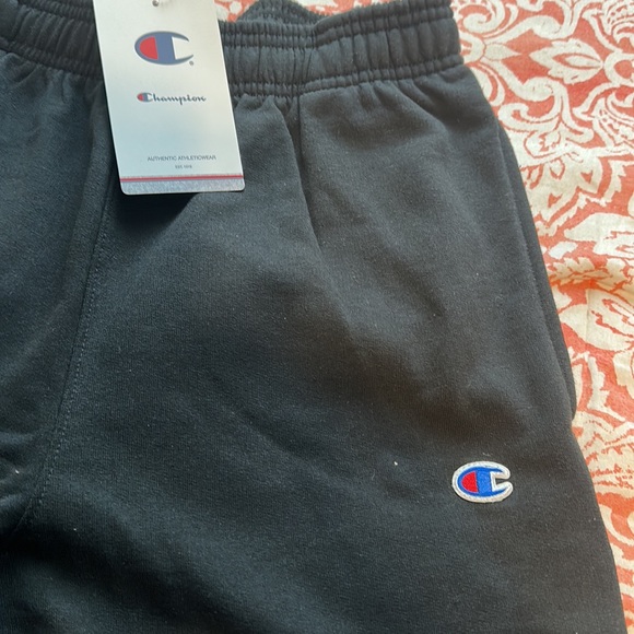NWT Champion Jersey Joggers. Black - Picture 3 of 8